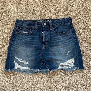 AMERICAN EAGLE MINI JEAN SKIRT